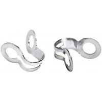 Terminal p/ Corrente Bolinhas Latão Niquelado CB-T 3,2mm (100pçs) 009.0038